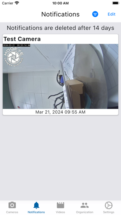 HogEye Camera Management Screenshot