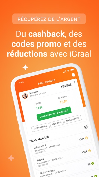 Screenshot #1 pour iGraal-Cashback & Codes Promo