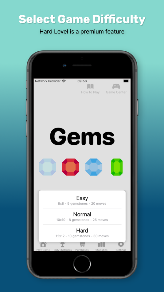 #2. Gems - The Puzzle Game (iOS) โดย: Andrius Prieskienis