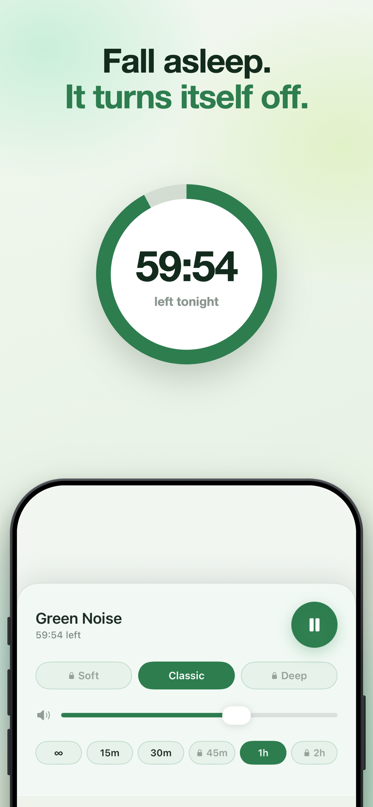 Green Noise Machine: Sleep App screenshot 4