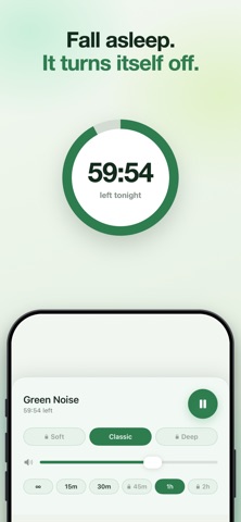 Green Noise Machine: Sleep App Screenshot 4 of 5