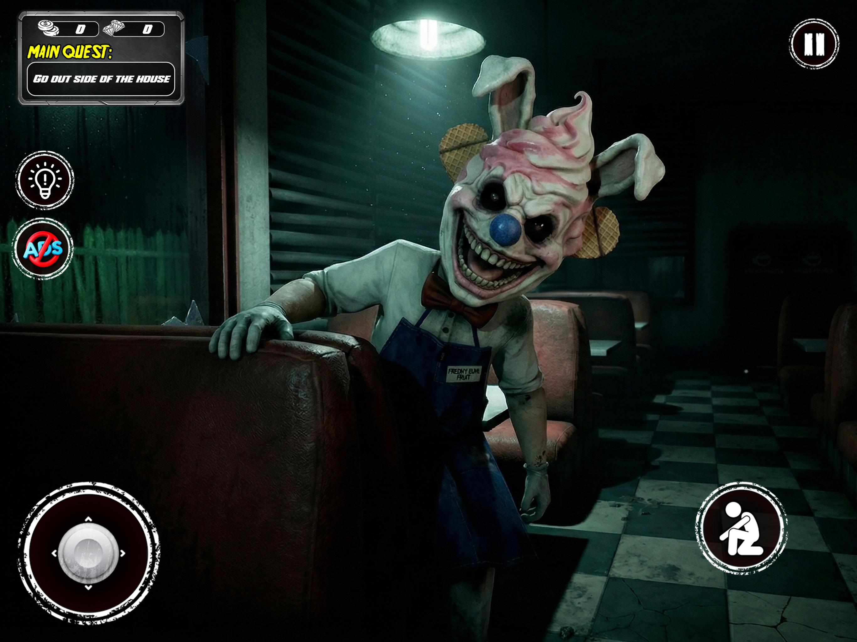 Ice Scream Cart Horror Man