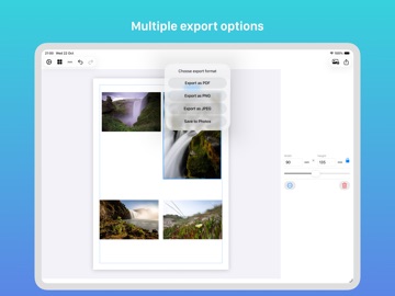 Print Layout Designer iPad screenshot