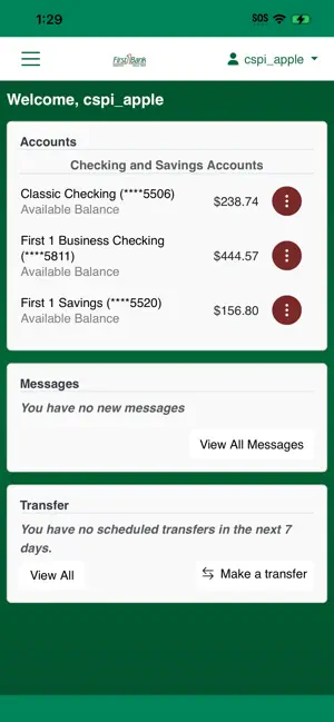 First1Bank screenshot 2