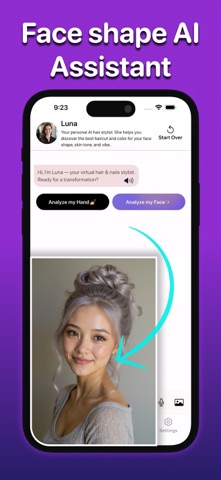 HairStyle: Hair Colour Changer iPhone screenshot