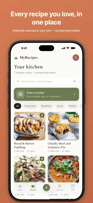 MyRecipes: Recipe Keeper screenshot 1