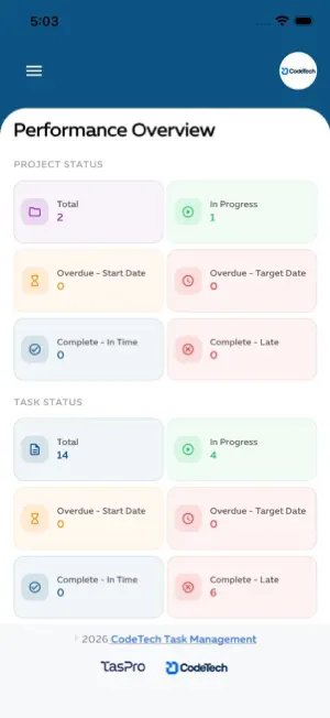TasPro App screenshot 2