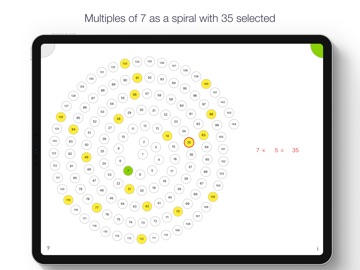 Visual Multiplication Table iPad screenshot