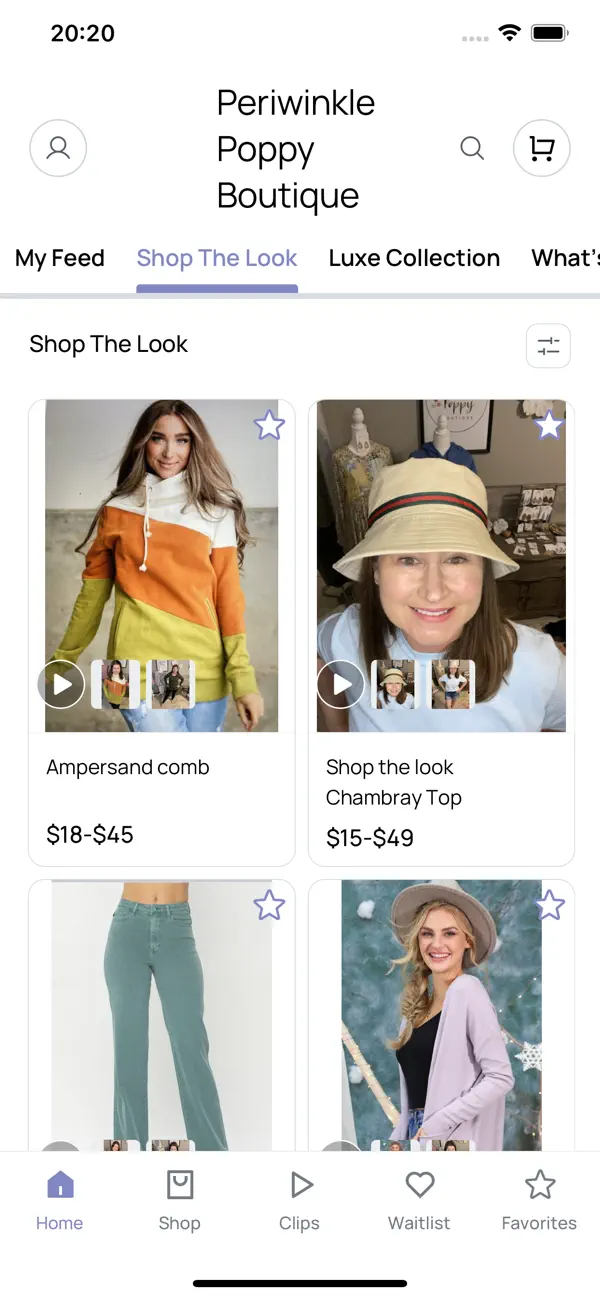 Screenshot #1 pour Periwinkle Poppy Boutique