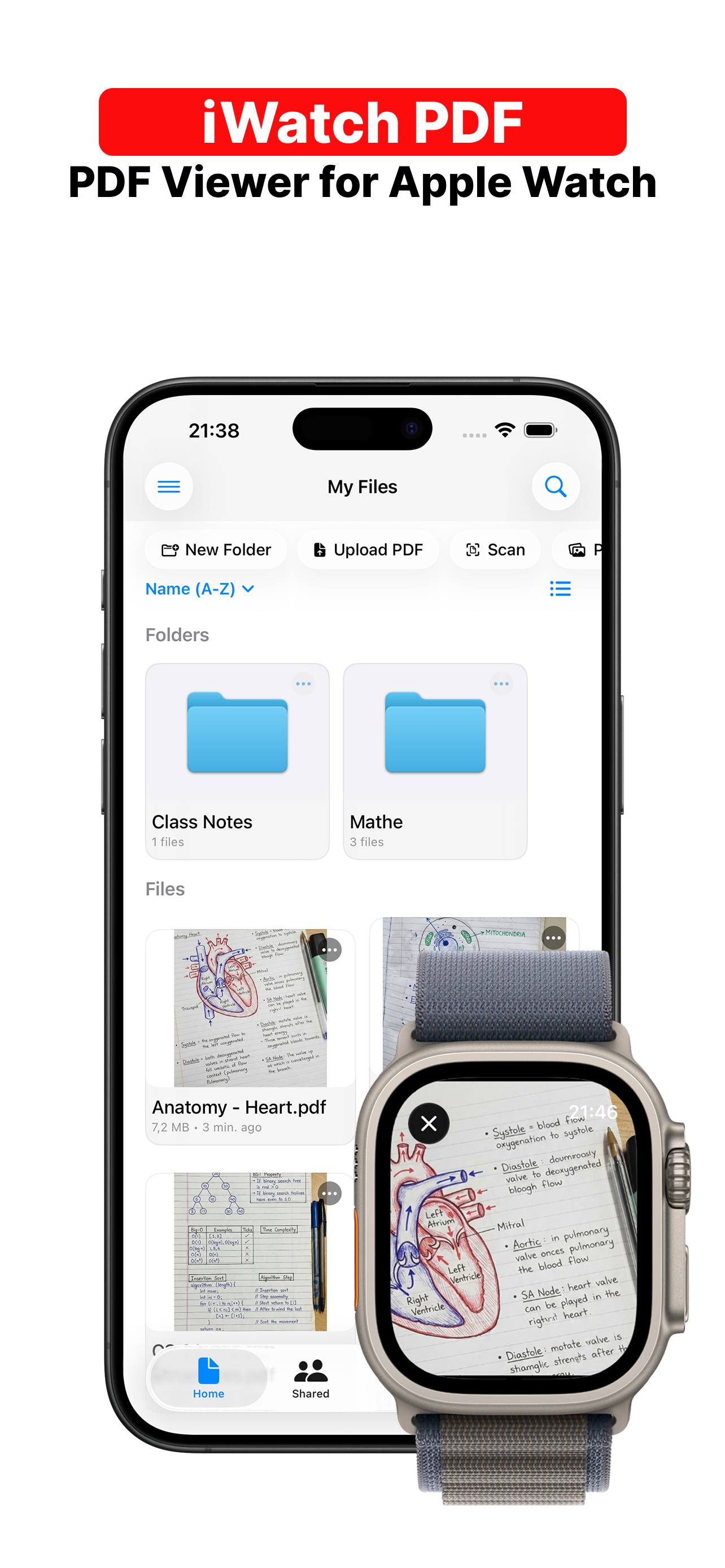 iWatch PDF: PDF Watch Reader