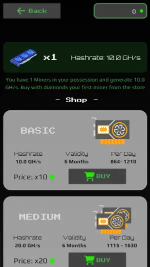 Bitcoin Miner Cloud Blockchain screenshot 2