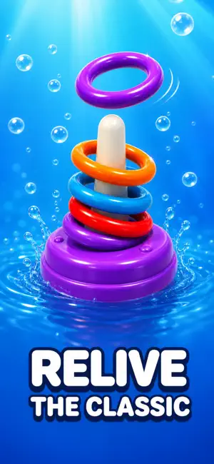 Water Ring Toss: Retro Toy screenshot 1