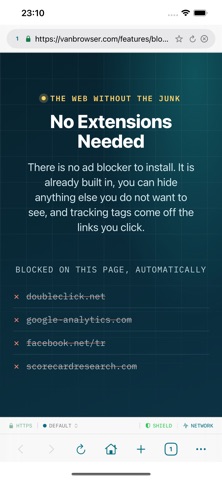 VanBrowser: Private Browser Screenshot 3 of 10