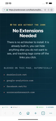 VanBrowser: Private Browser screenshot 3