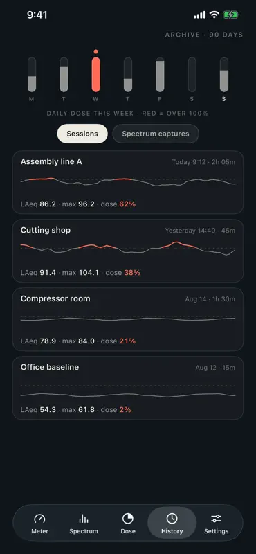 Sonomètre Sonolab: Decibel dB screenshot 5 of 9