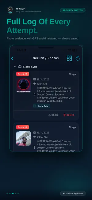 CrookCatcher - WTMP Anti Theft screenshot 4