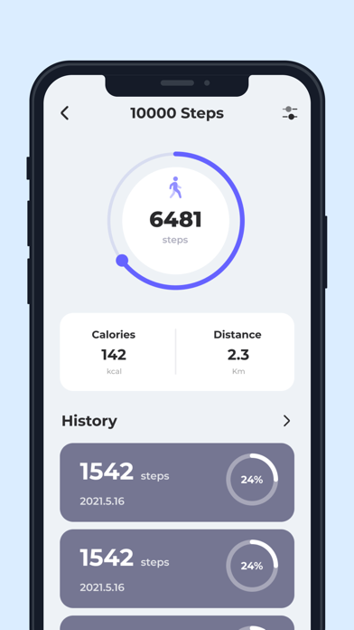 Pedometer - step track Screenshot