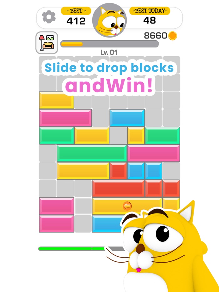 Cool Cats Block Slide