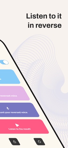 Flip Audio - Reverse Voice iPhone screenshot