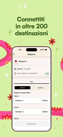 Airalo: eSIM Viaggi e Internet App Store preview screenshot 2