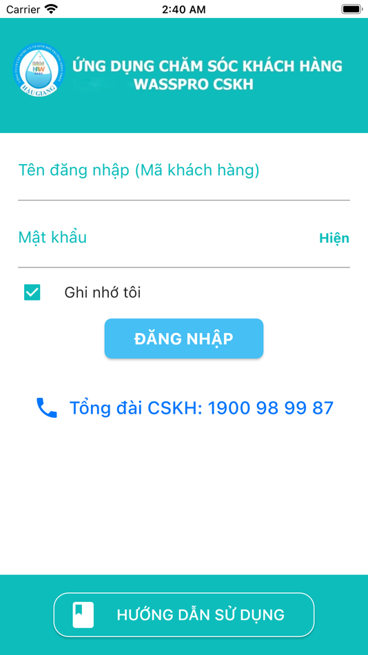 #2. CSKH WassPro HGI (iOS) Podle: Thao Nguyen Ngoc