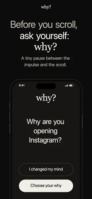 why? – screen time control screenshot 1