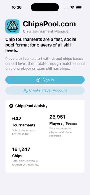 ChipsPool - Players screenshot 1