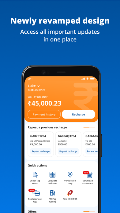 eToll by ICICI Bank Screenshot