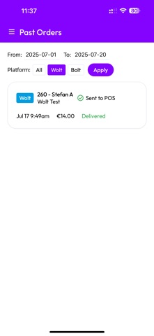 OrderUp: Order Manager Screenshot 2 of 3
