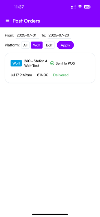 OrderUp: Order Manager Screenshot 2 of 3