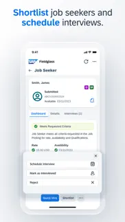 sap fieldglass manager hub iphone capturas de pantalla 3