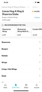Lianas Hug A Mug & Shaorma screenshot #3 for iPhone
