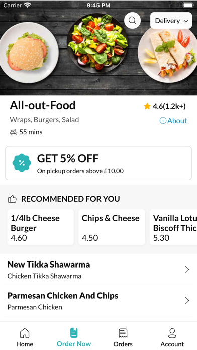 All-out-Food Screenshot