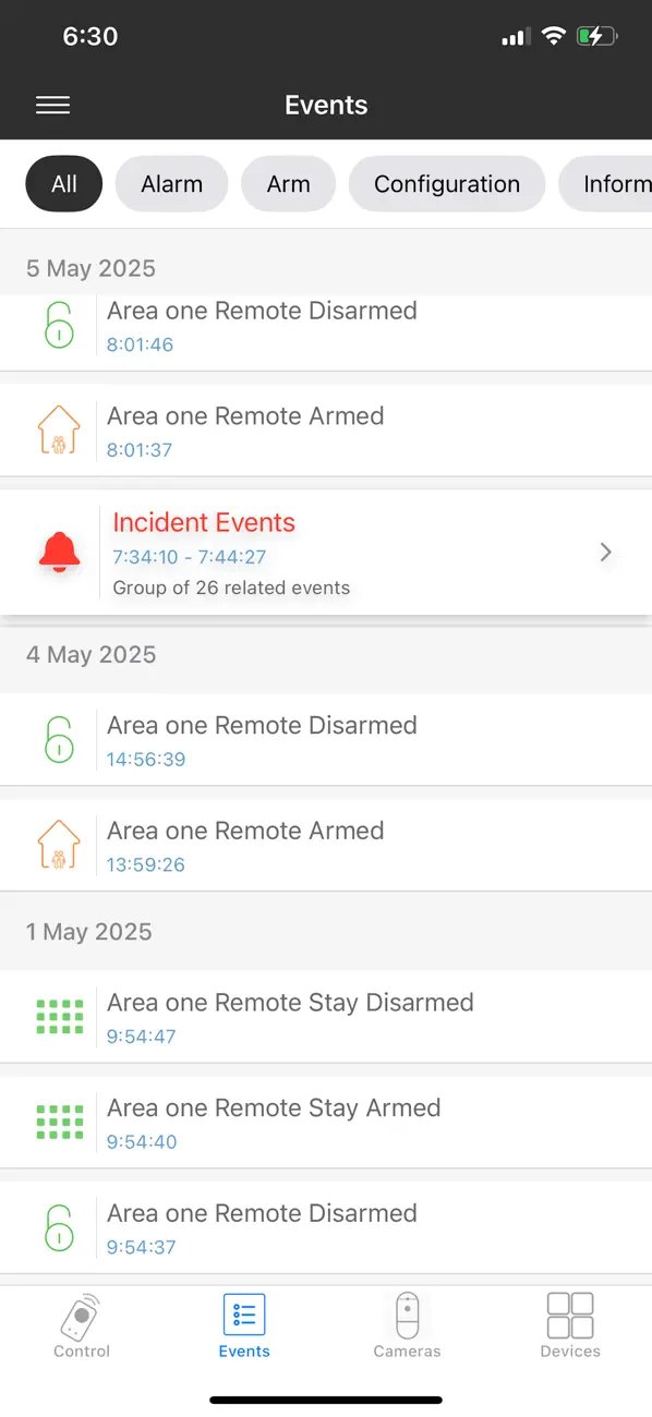 Screenshot #3 pour Avarn Security Alarm