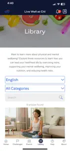Live Well at Citi screenshot #4 for iPhone