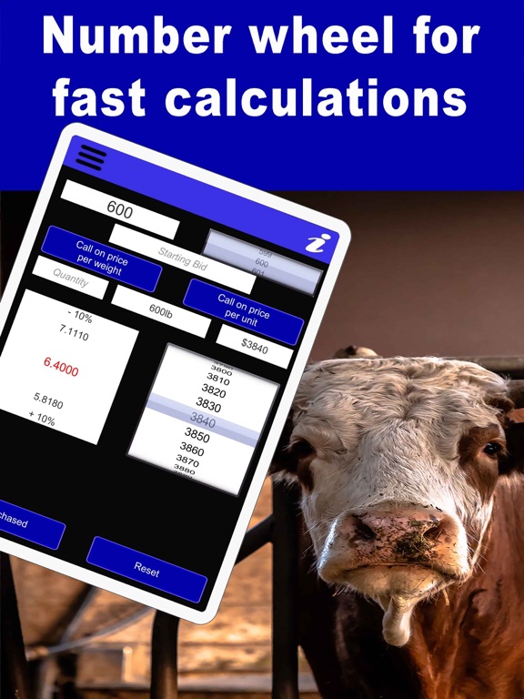 Screenshot #4 pour Livestock Auction Calculator
