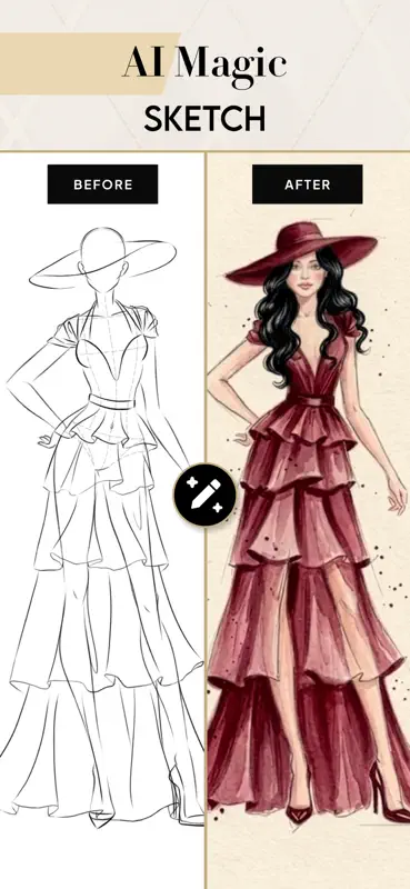 Fashion Design Clothes: Sketch screenshot 3 of 7