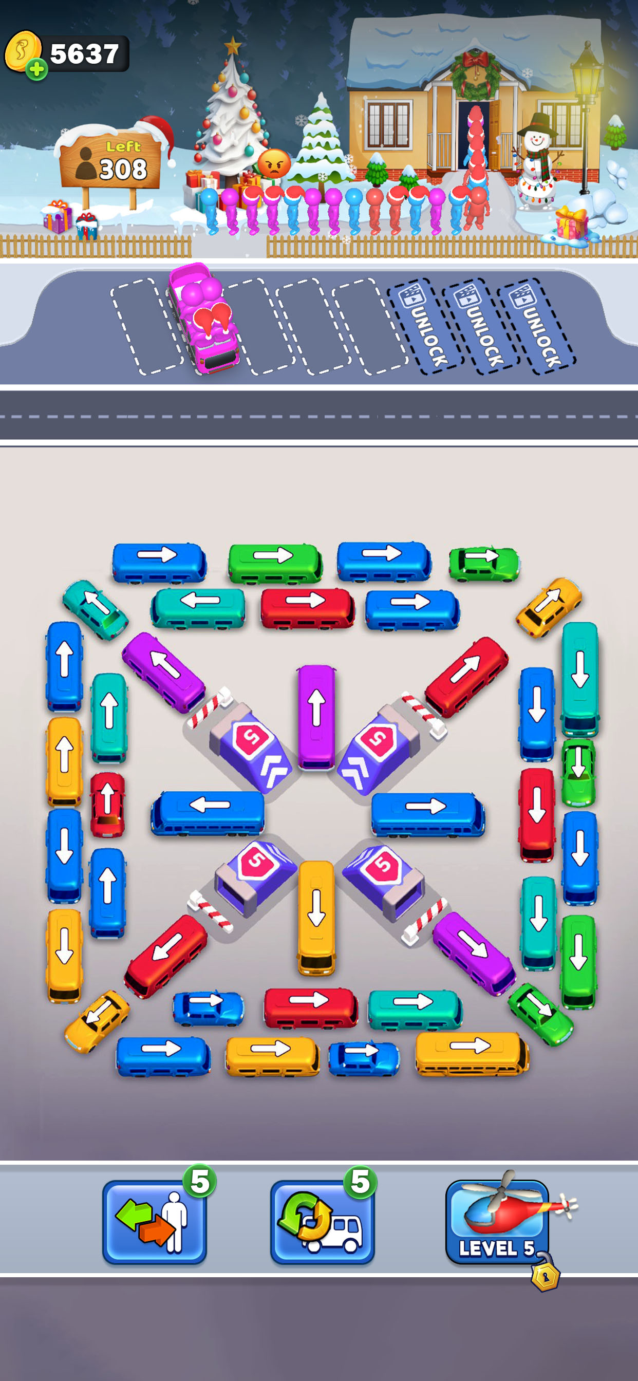 Bus Jam Traffic: Brain Puzzle screenshot 4
