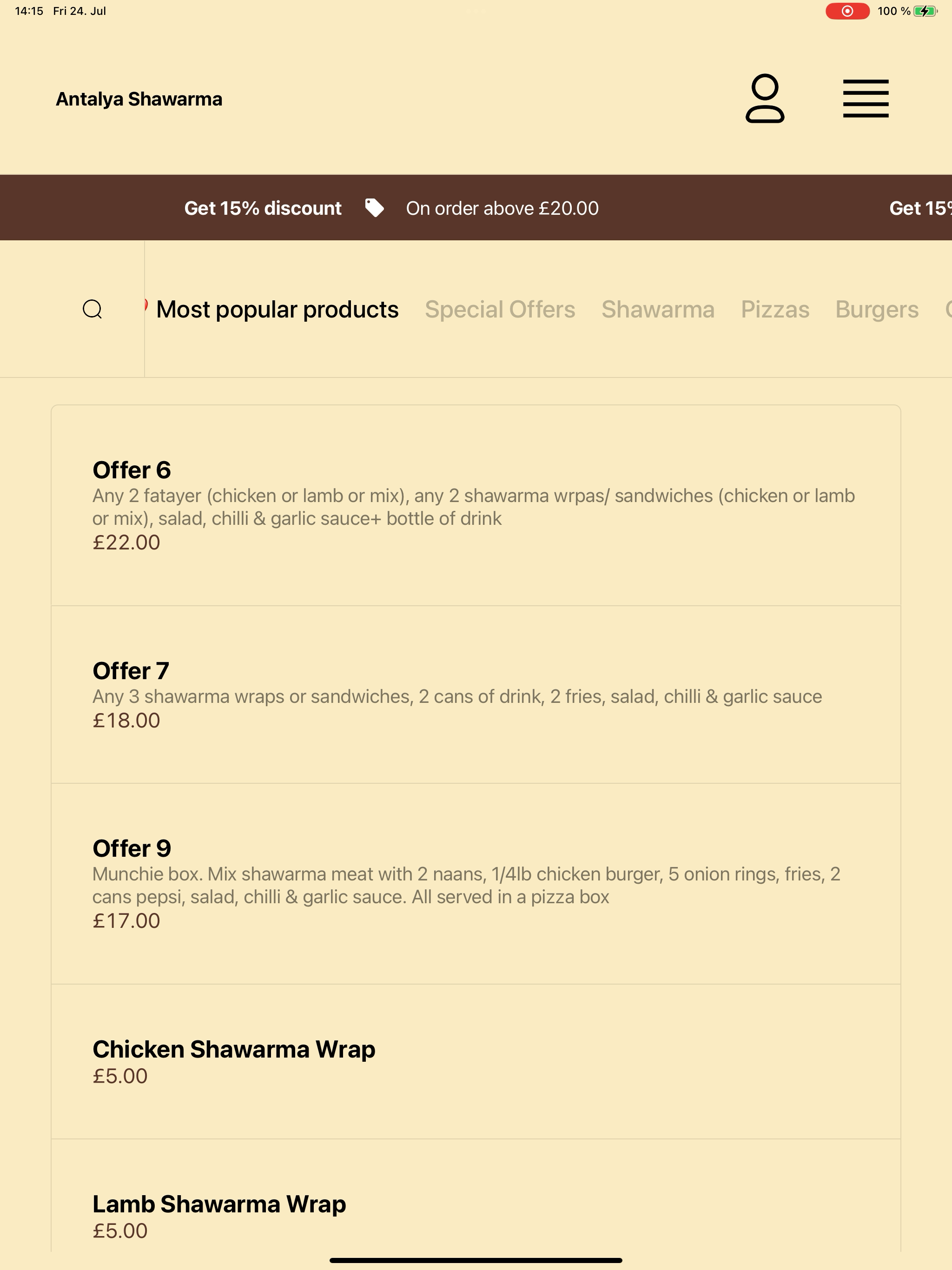 Antalya Shawarma screenshot 13