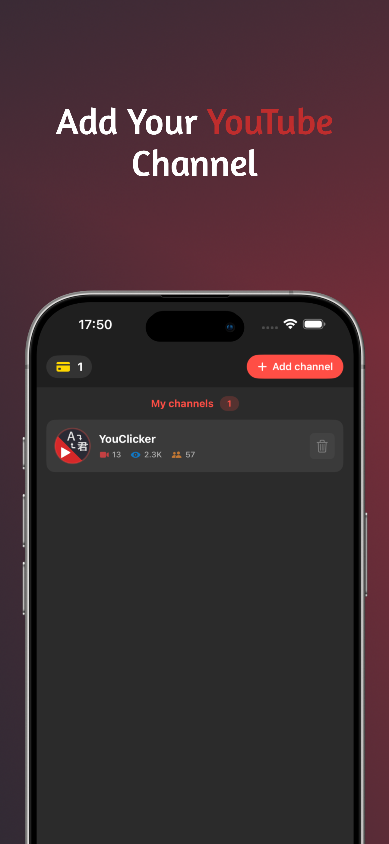 YouClicker for YouTube srt screenshot 2