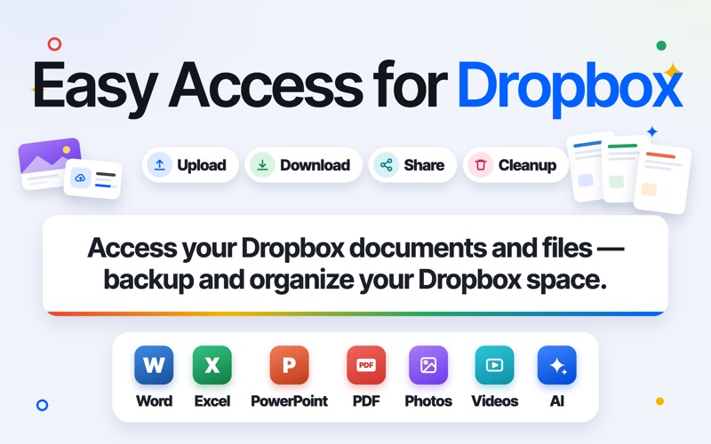 Easy Access for Dropbox app screenshot