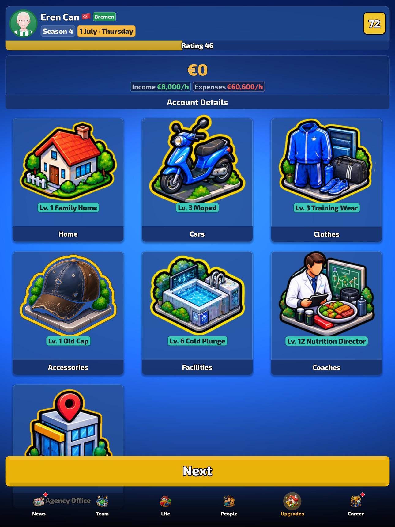 Screenshot 11 of Baller: Football Life Sim