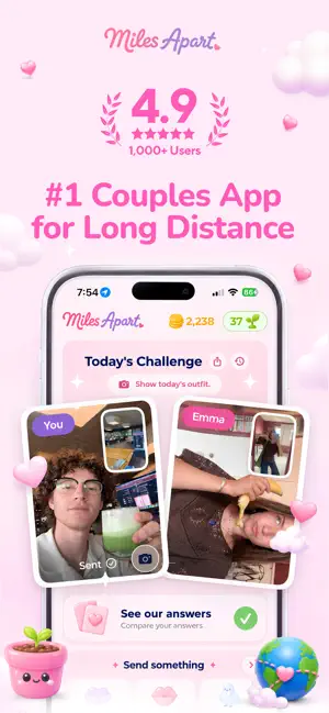 Miles Apart: Couples App screenshot 1