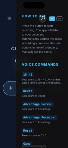 HIT Tennis Tracker Screenshot 2 of 4