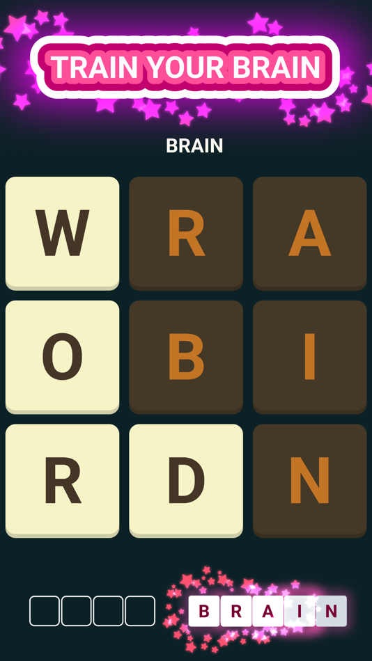#1. WordBrain: classic word puzzle (iOS) By: MAG Interactive