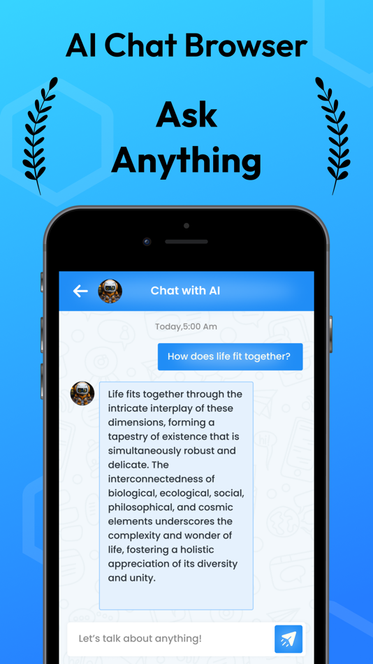 #3. Chat AI Browser - AI Chat (iOS) 由: Growup Infosoft