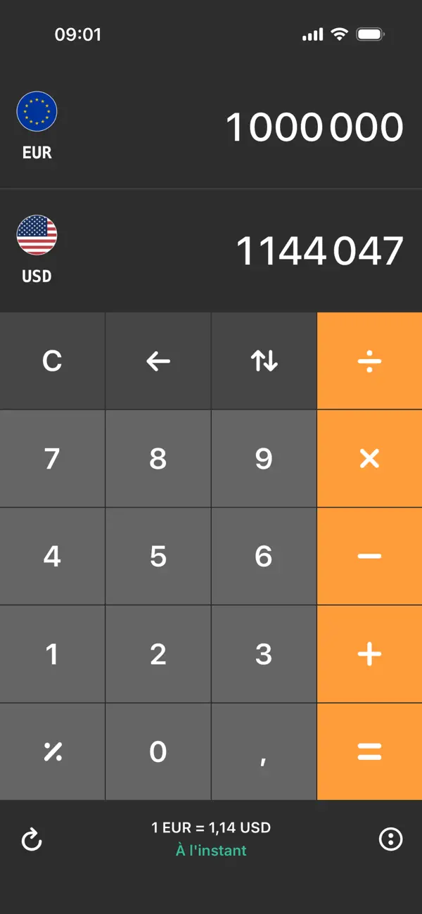 Screenshot #2 pour Сonvertisseur monnaie euro