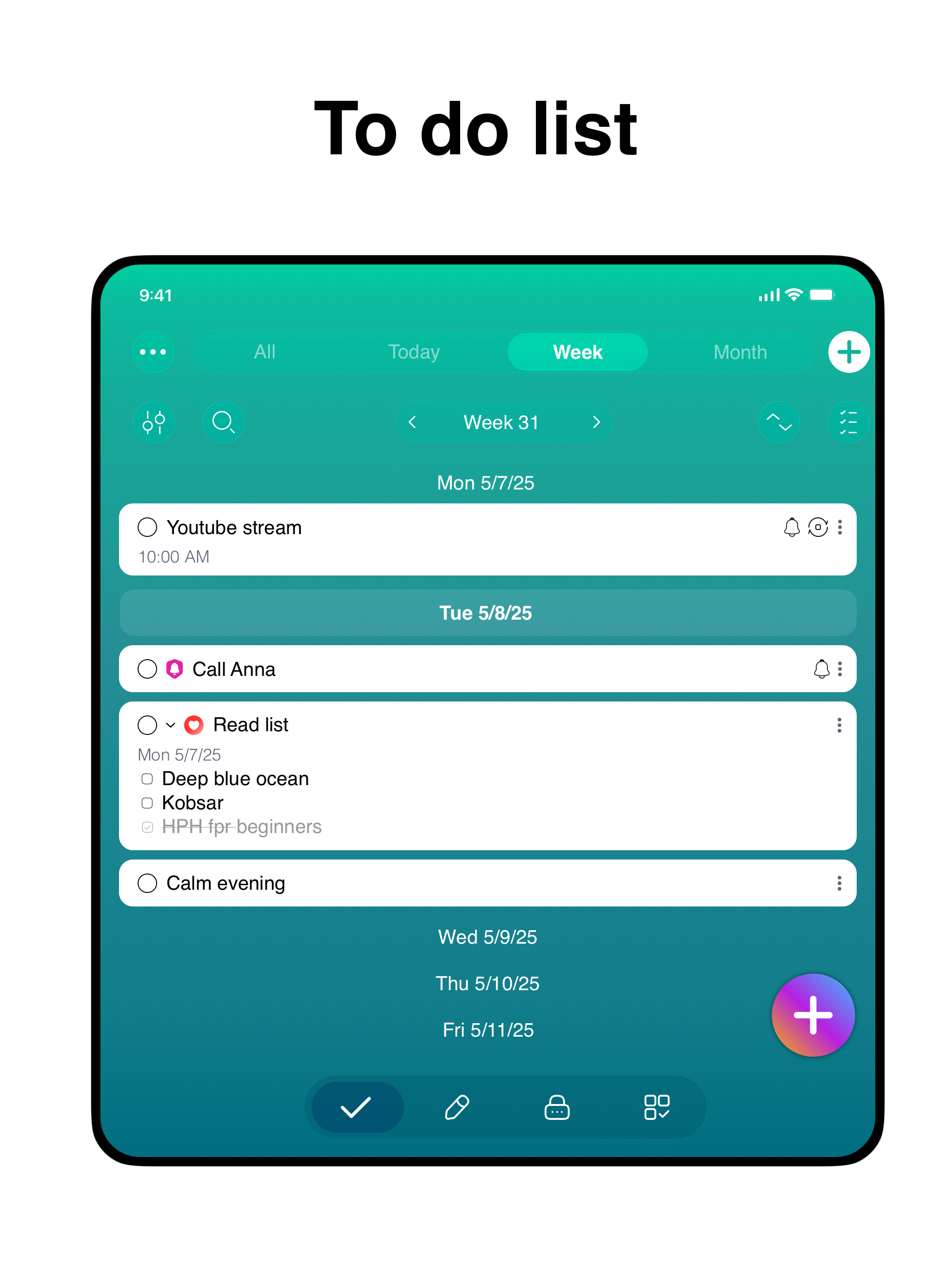 Task: To do list screenshot 8