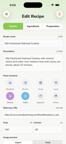 Meal Planner - WeeklyMeals screenshot