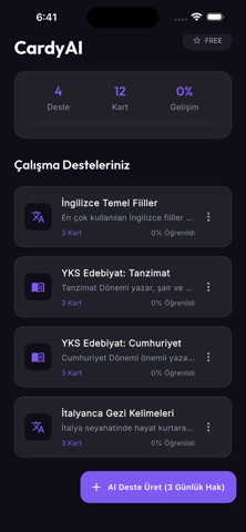 CardyAI: AI Flashcards Screenshot 5 of 6